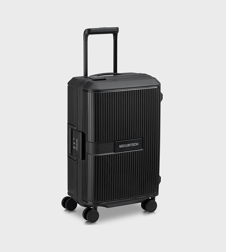 STONE Hardcase 4 Double Wheel Cabin Luggage Trolley Bag, 55cm