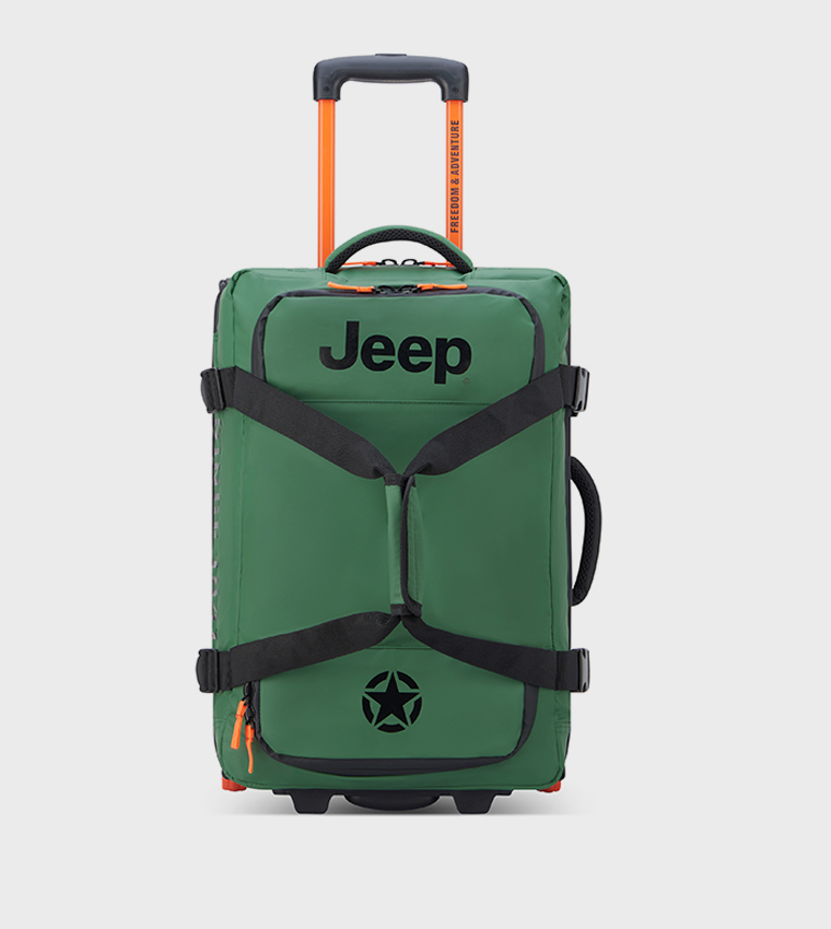 Buy Jeep JS005A Softcase Wheel Trolley Bag, 55cm In Green