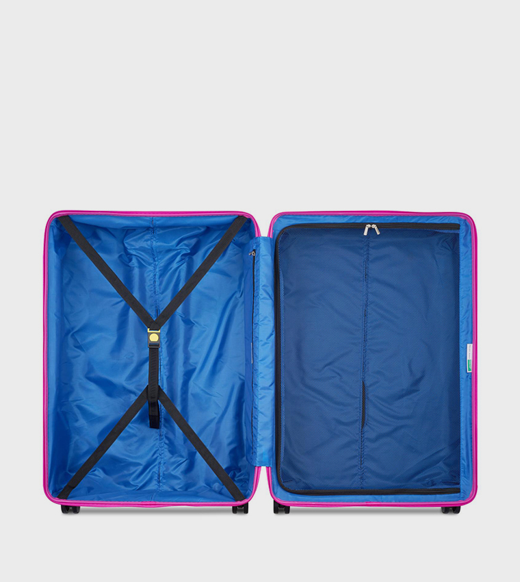 FABRICA 4 Double Wheel Hardcase Check-In Luggage Trolley Bag, 82cm