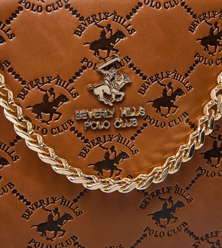 Logo Debossed Satchel Bag