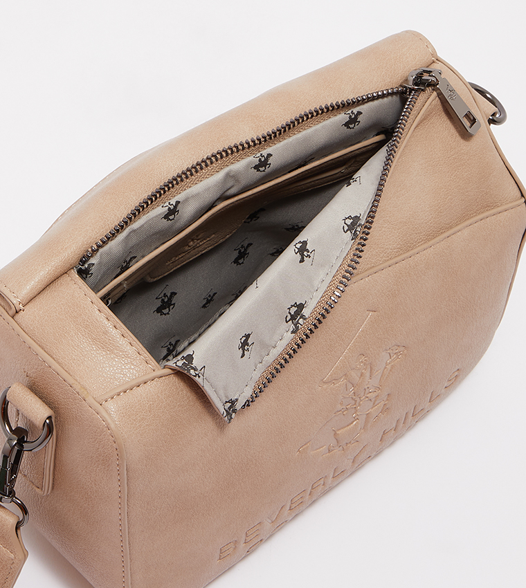 Buy Beverly Hills Polo Club Mini Duffle Sling Bag In White 6thStreet