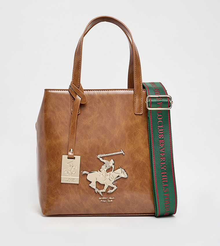 Logo Detail Satchel Bag