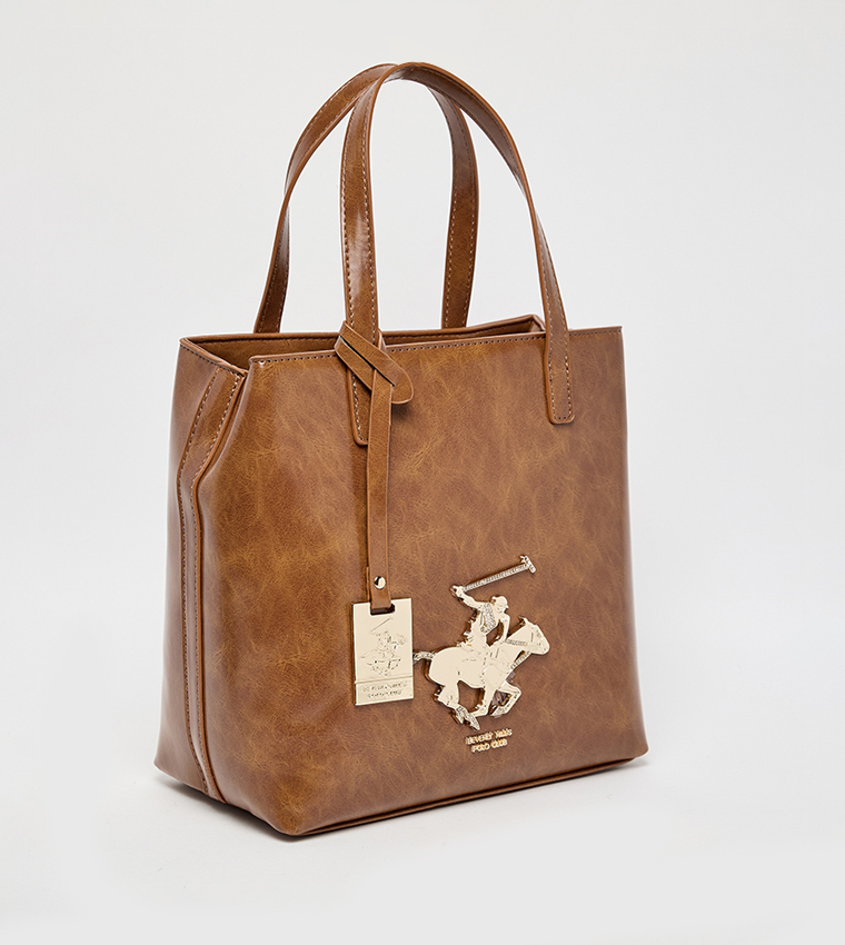 Logo Detail Satchel Bag