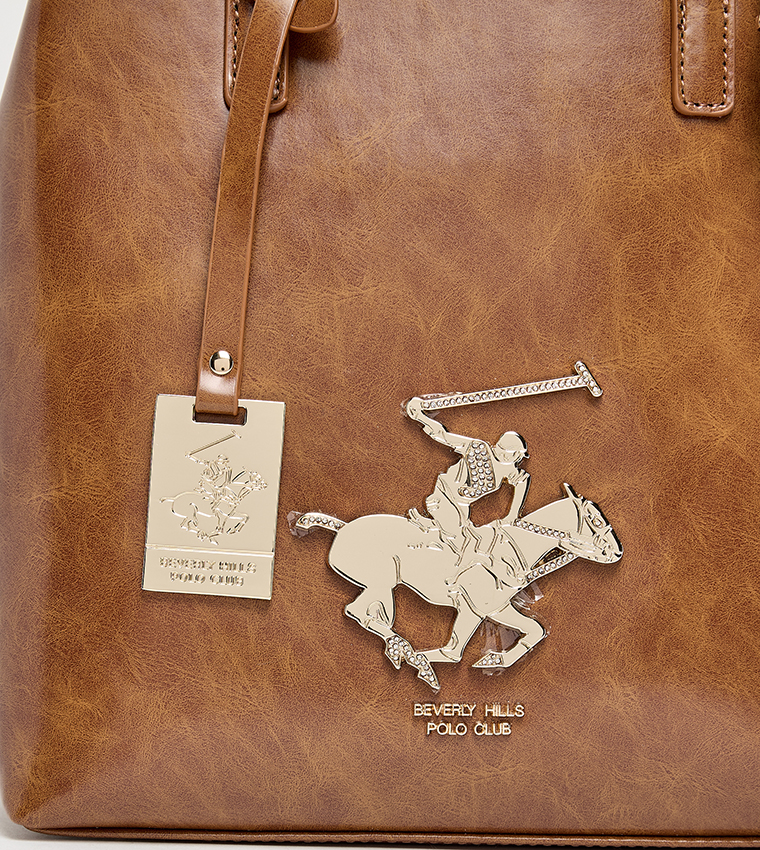 Logo Detail Satchel Bag