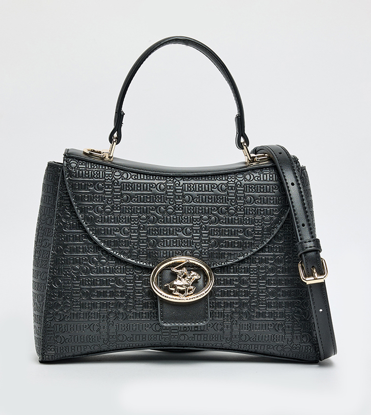 Logo Detail Top Handle Bag