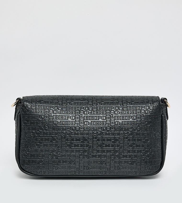 Logo Detail Flap Shoulder Bag