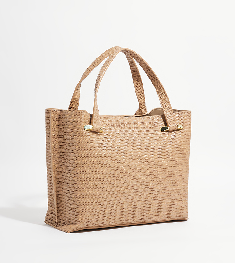 Textured Tote Bag