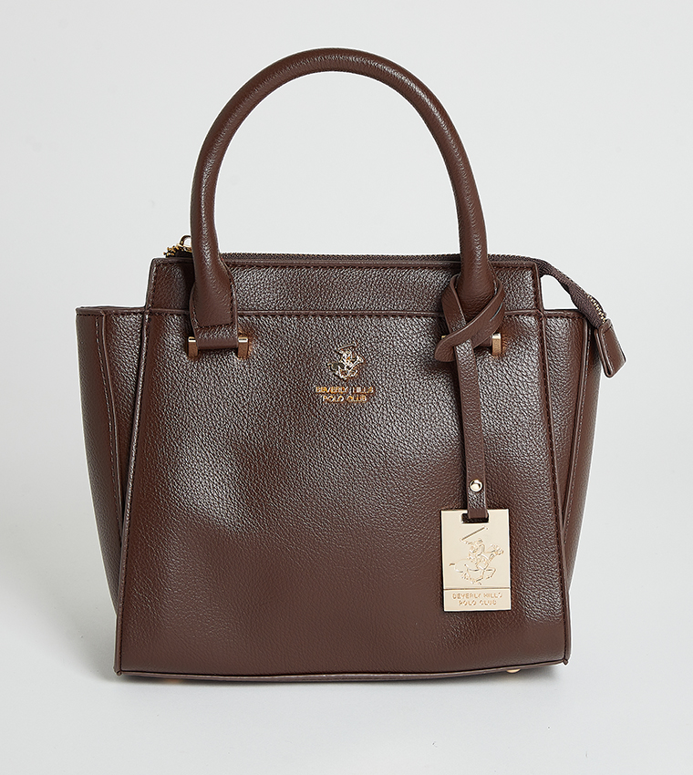 Logo Detail Satchel Bag