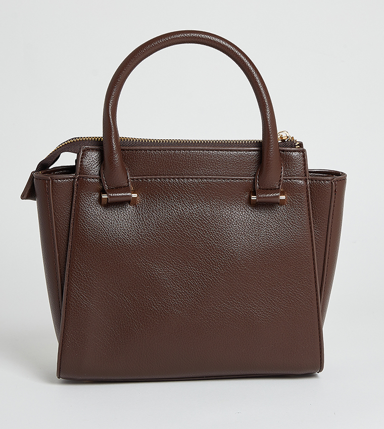 Logo Detail Satchel Bag