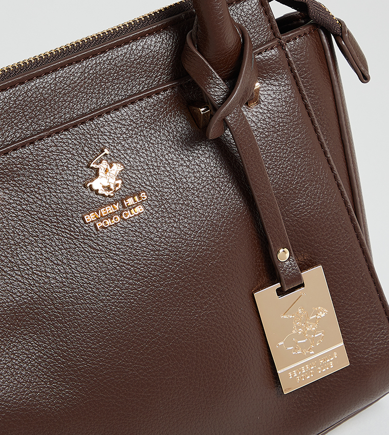 Logo Detail Satchel Bag