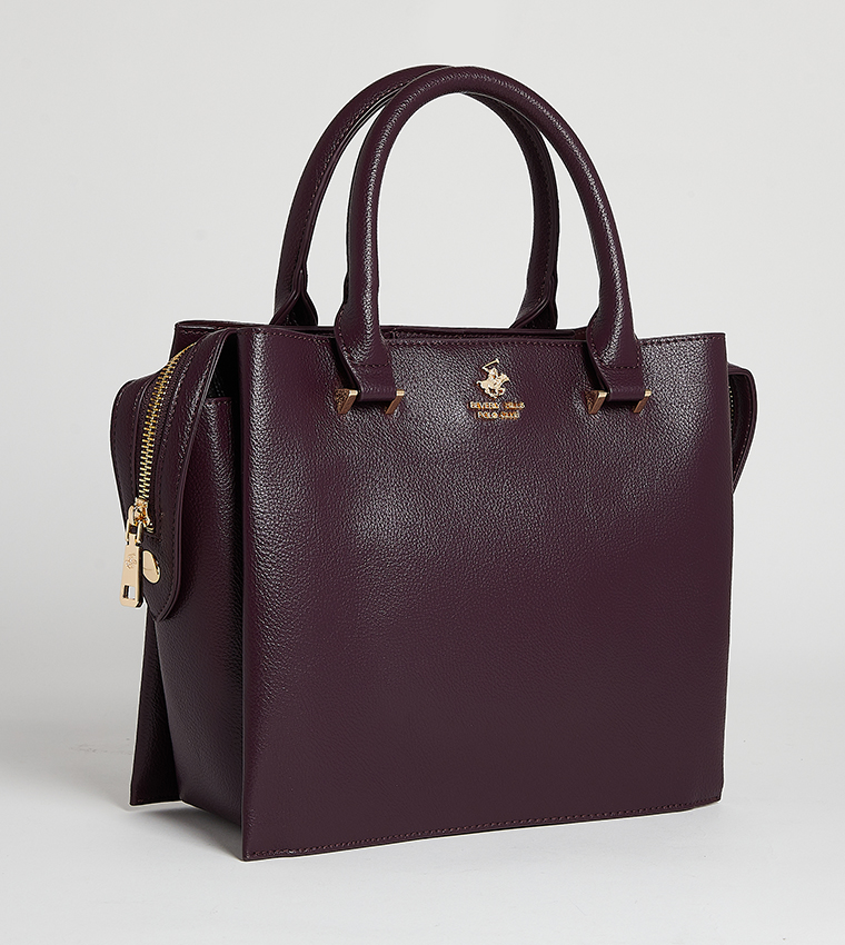 Logo Detail Satchel Bag