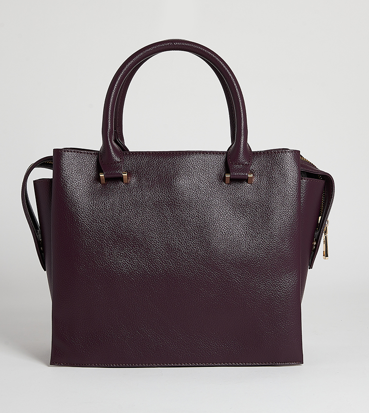 Logo Detail Satchel Bag