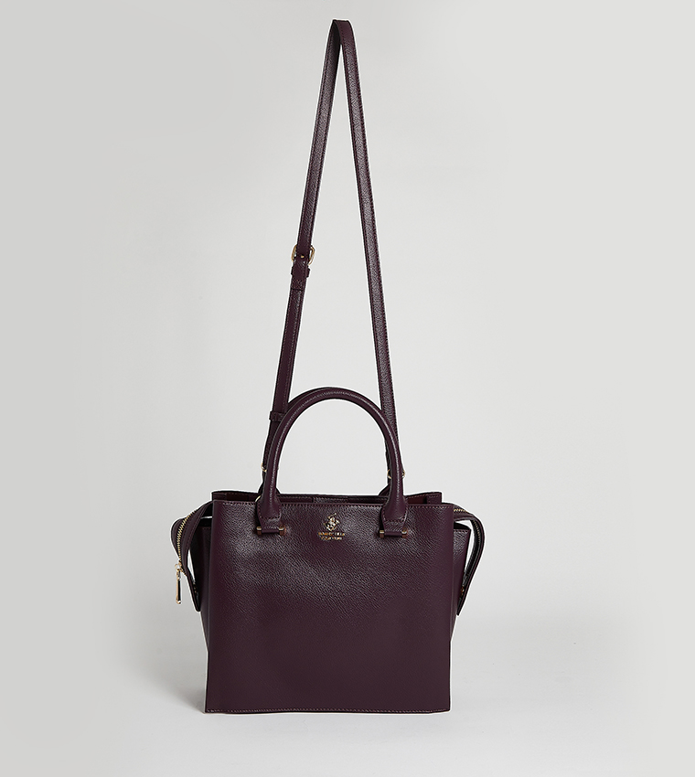 Logo Detail Satchel Bag