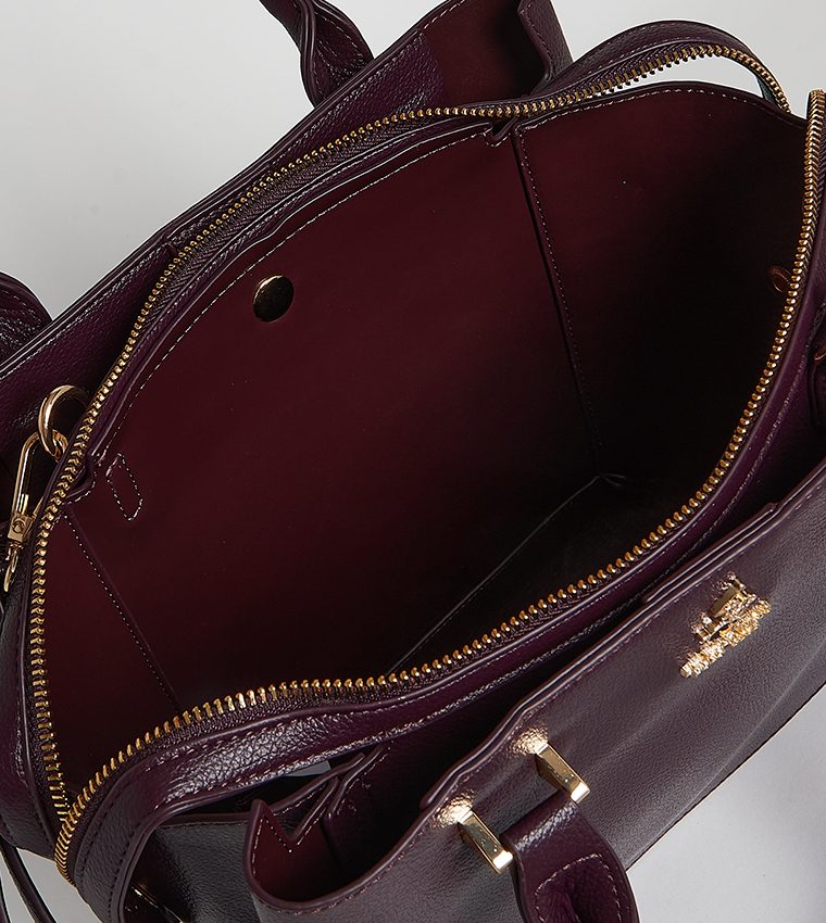 Logo Detail Satchel Bag