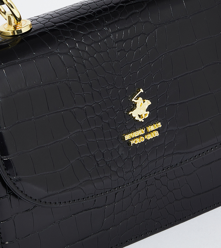 Textured Satchel Bag