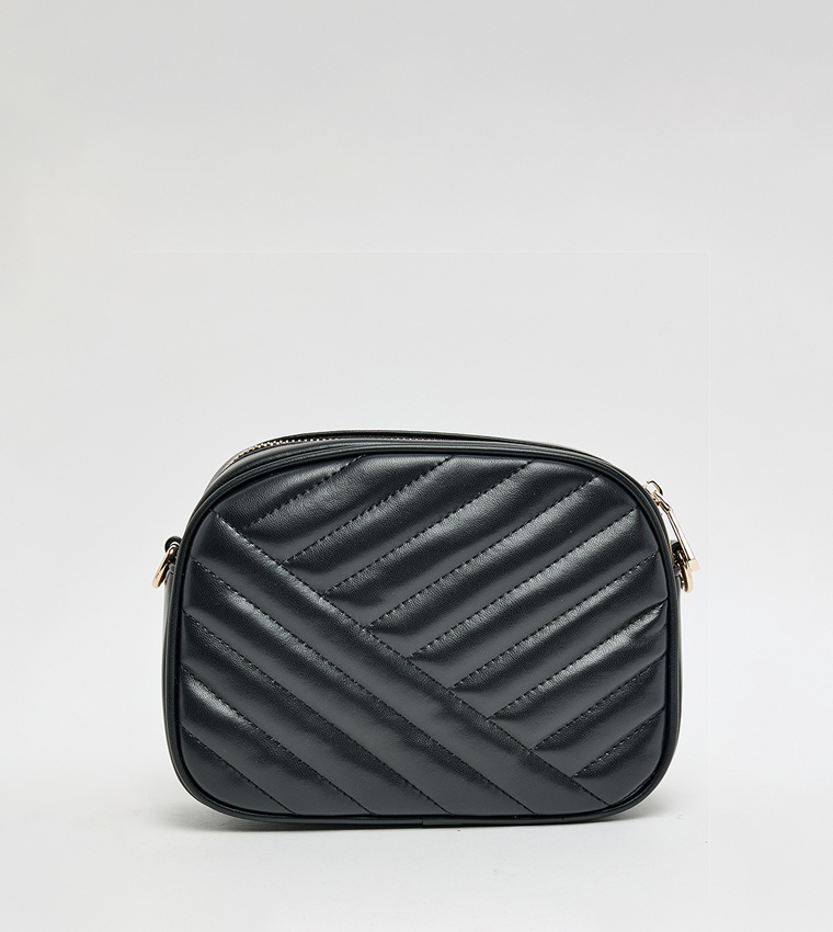 Quilted Zippered Camera Bag