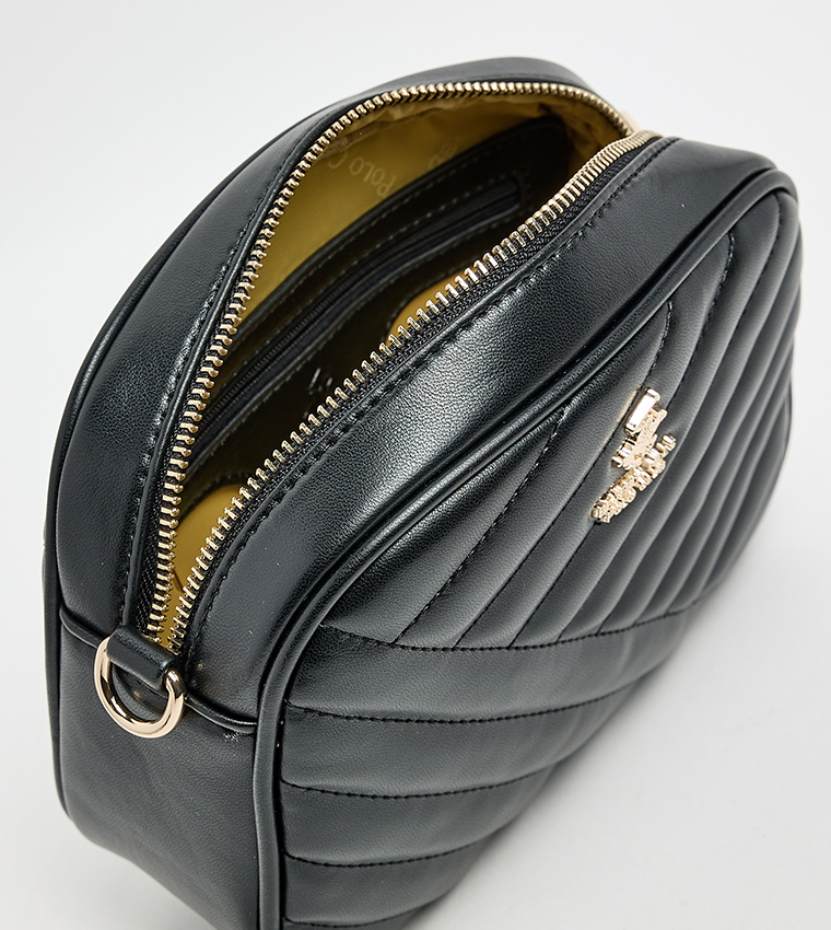 Quilted Zippered Camera Bag