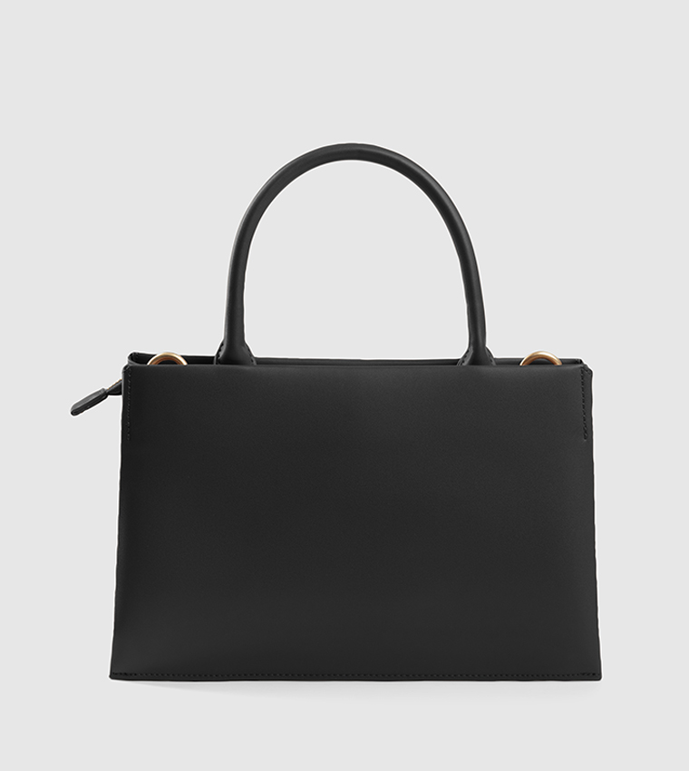 Logo Detail Satchel Bag