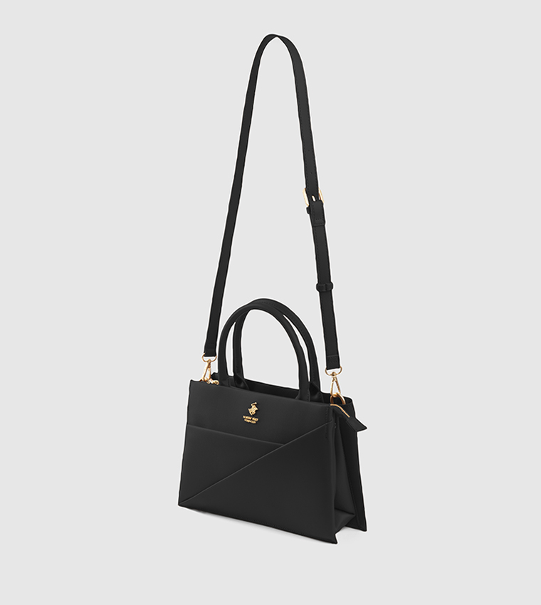 Logo Detail Satchel Bag