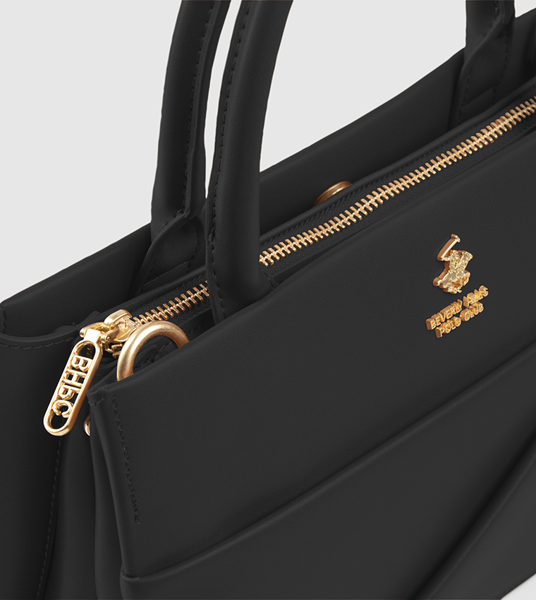 Logo Detail Satchel Bag