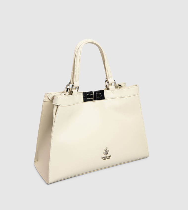 Logo Detail Satchel Bag