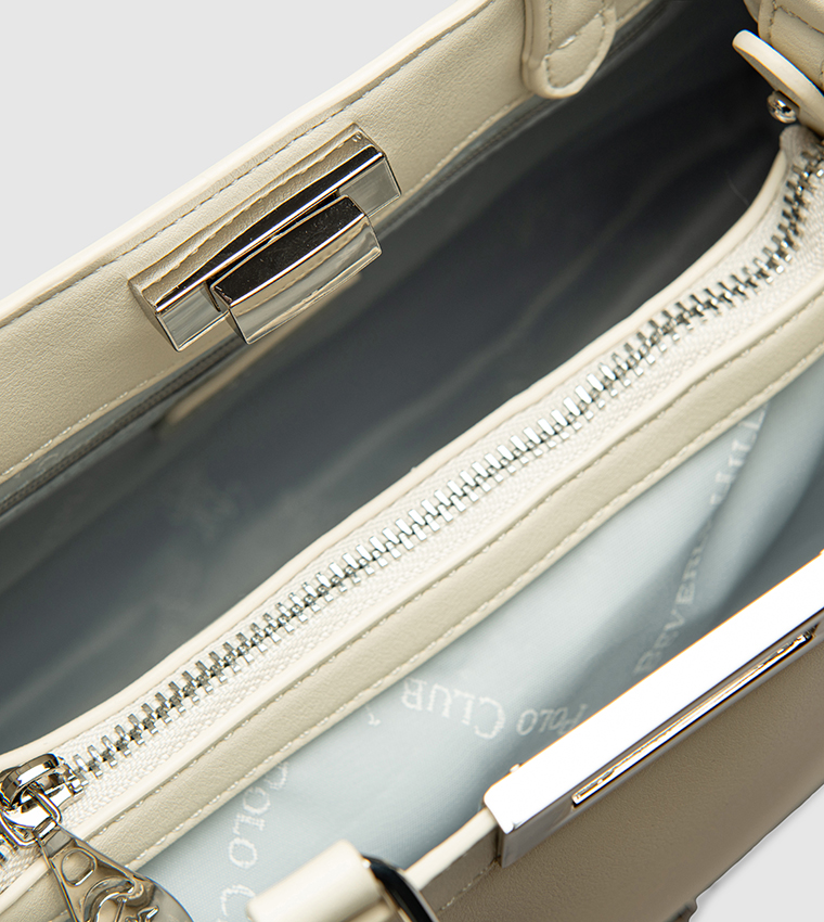 Logo Detail Satchel Bag
