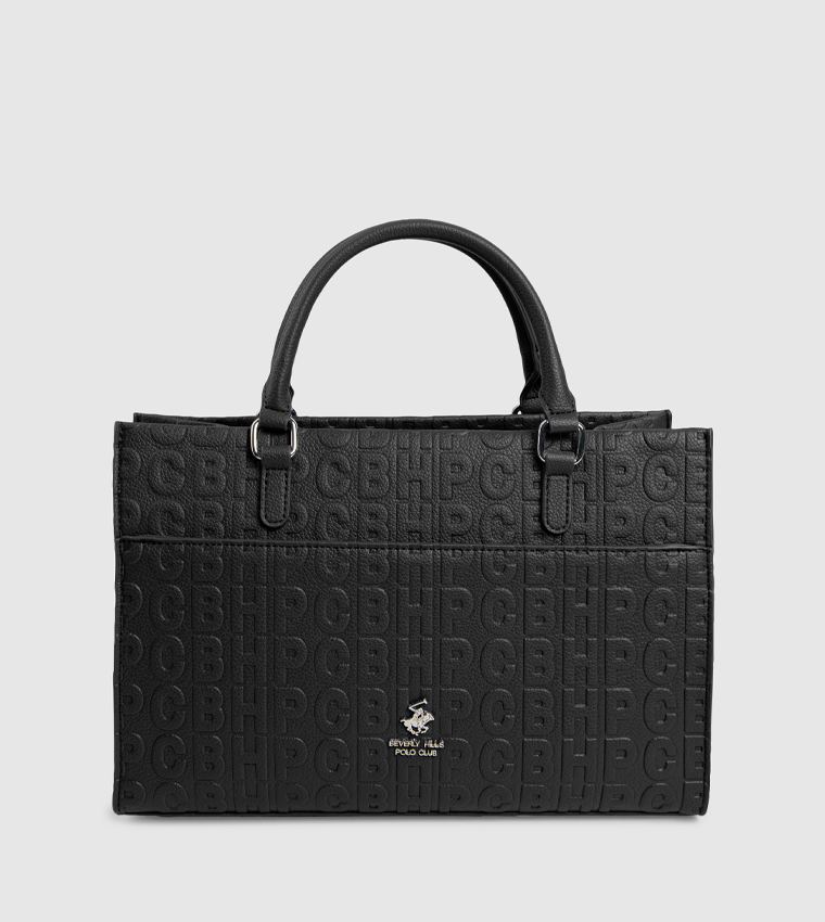 Logo Embossed Mini Tote Bag