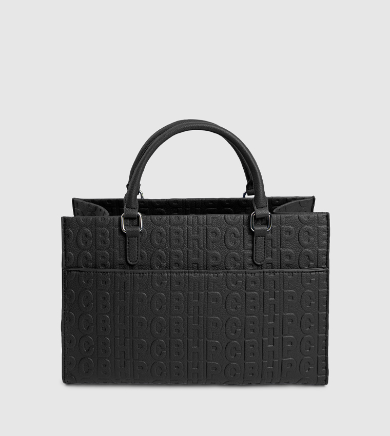 Logo Embossed Mini Tote Bag