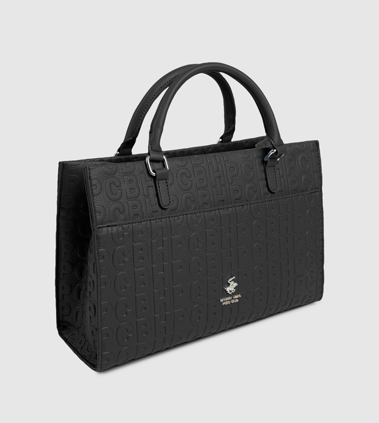 Logo Embossed Mini Tote Bag