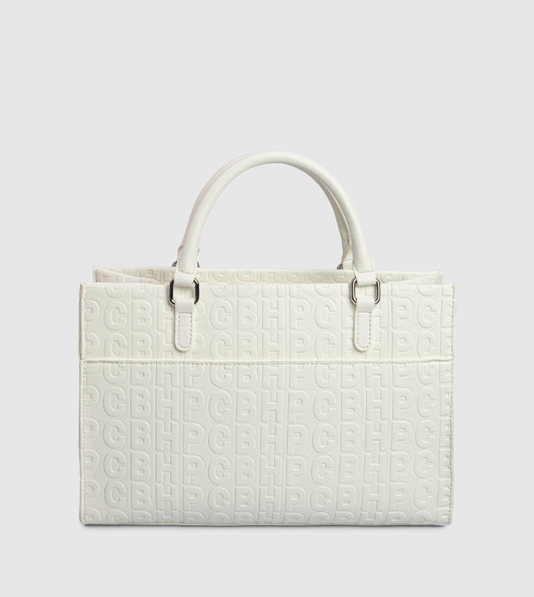 Logo Embossed Mini Tote Bag
