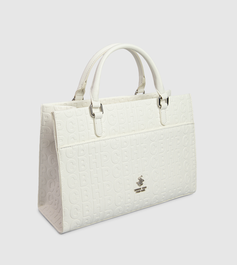 Logo Embossed Mini Tote Bag