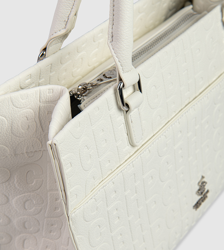 Logo Embossed Mini Tote Bag