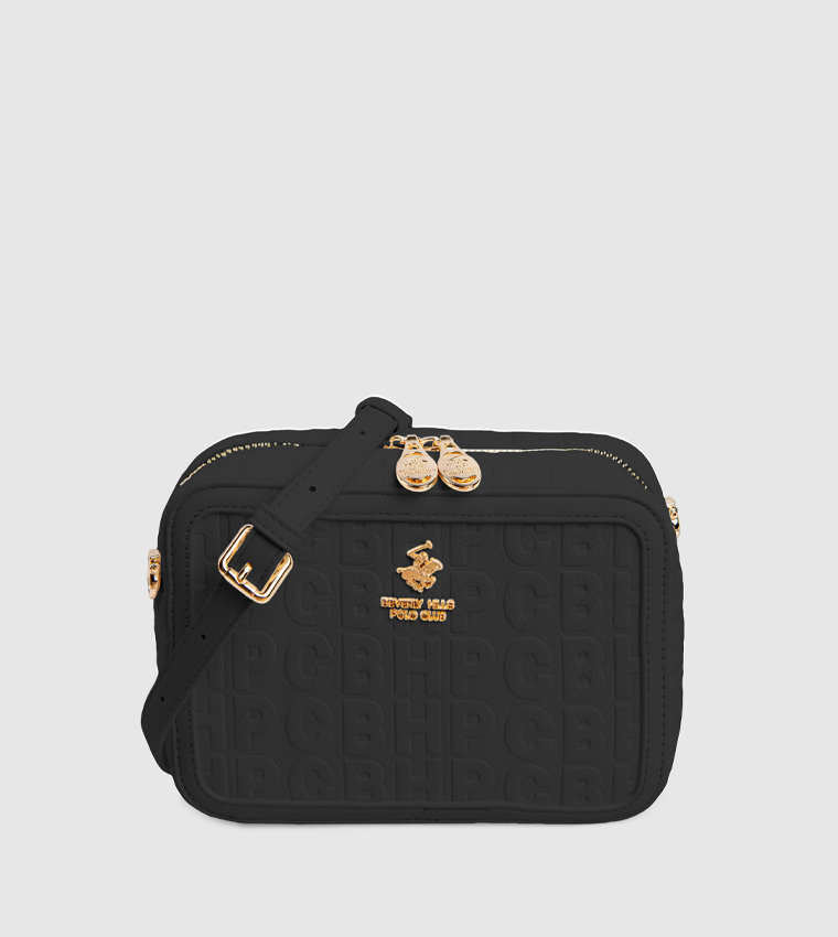 Logo Embossed Camera Bag