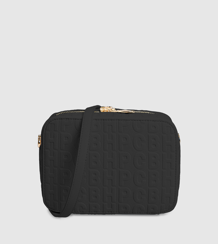 Logo Embossed Camera Bag