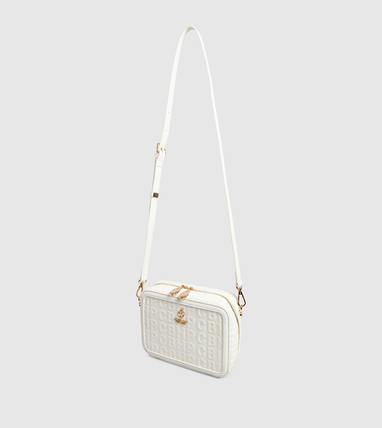 Logo Embossed Camera Bag