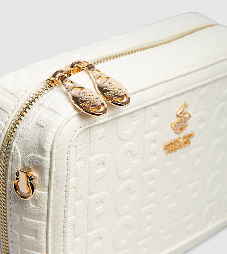 Logo Embossed Camera Bag