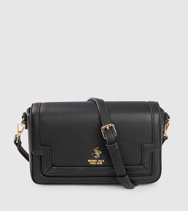 شنطة كروس بادي فلاب نسائية بشعار 