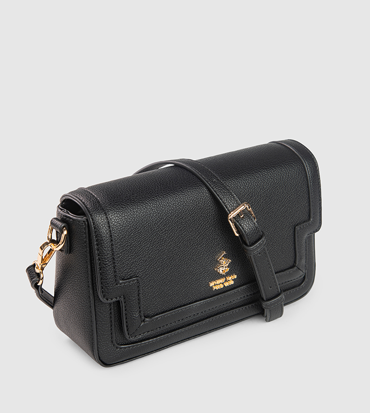 شنطة كروس بادي فلاب نسائية بشعار 