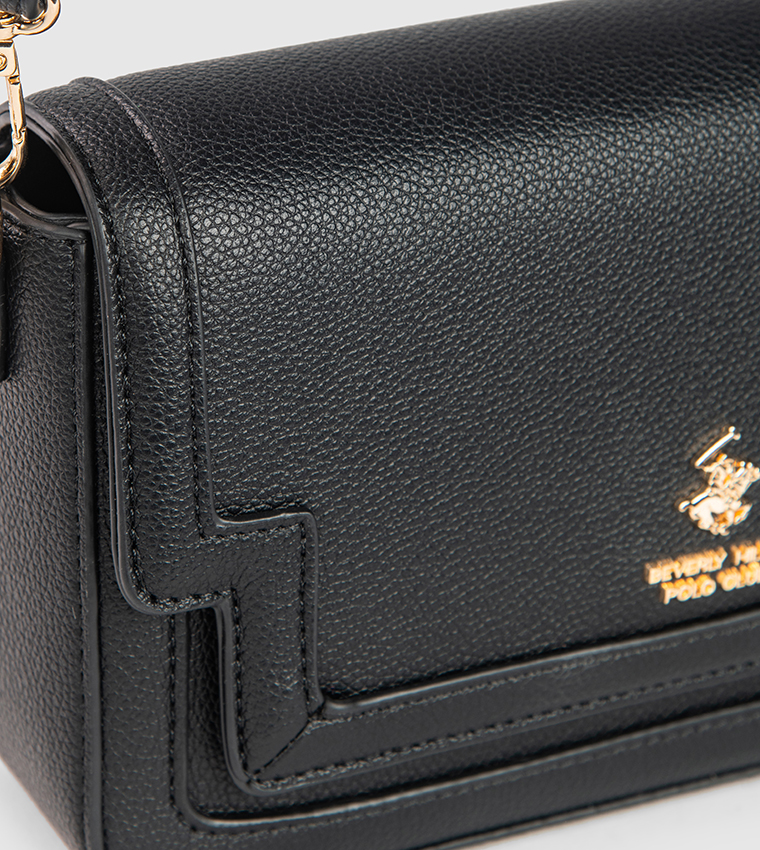 شنطة كروس بادي فلاب نسائية بشعار 