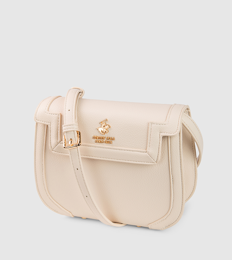 Logo Detail Flap Crossbody Bag