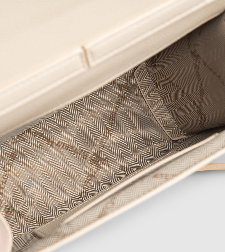 Logo Detail Flap Crossbody Bag