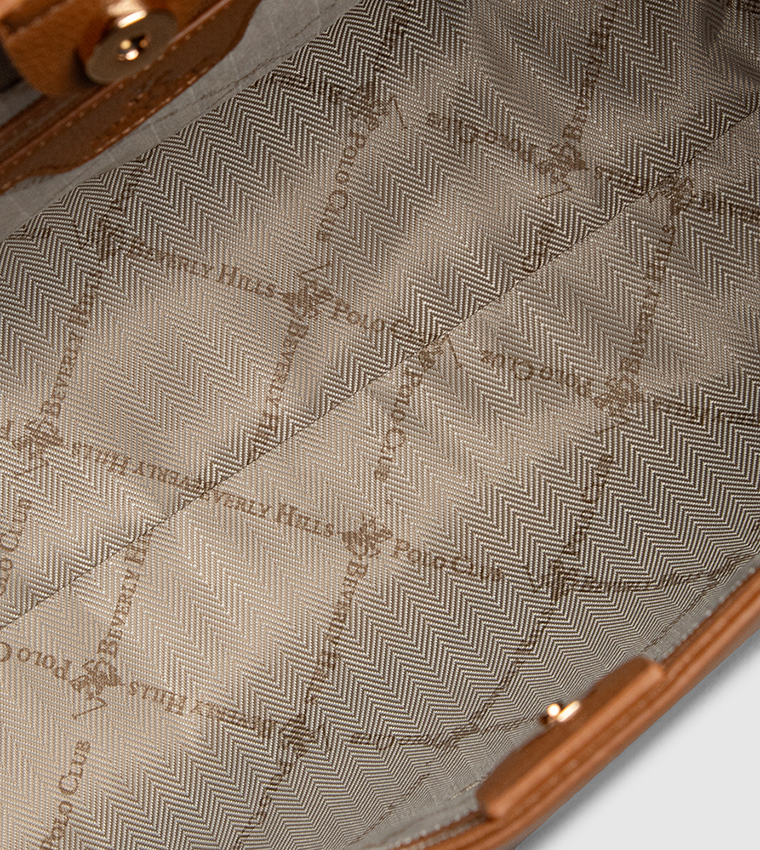 Textured Zippered Tote Bag