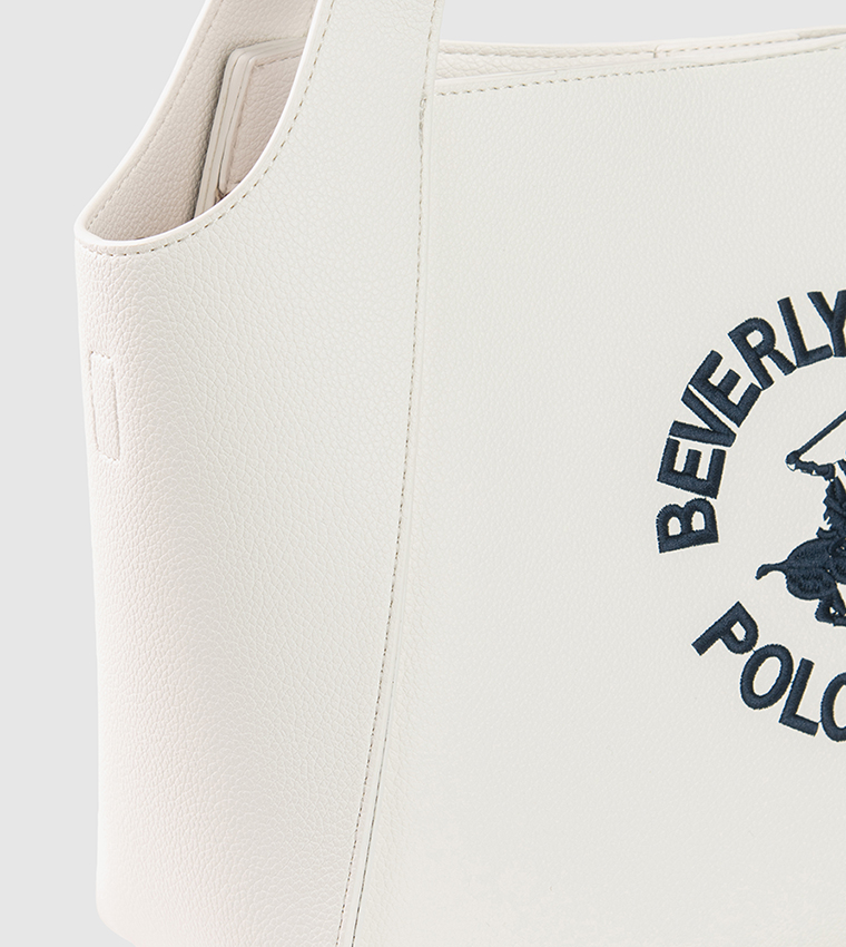 Logo Embroidered Tote Bag
