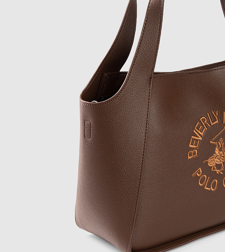 Logo Embroidered Tote Bag
