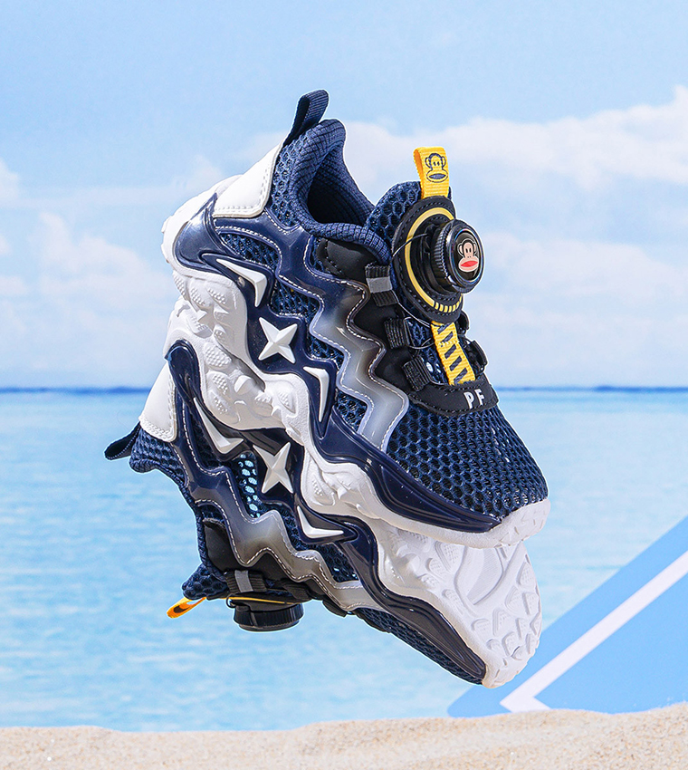 Round Toe Mesh Sneakers
