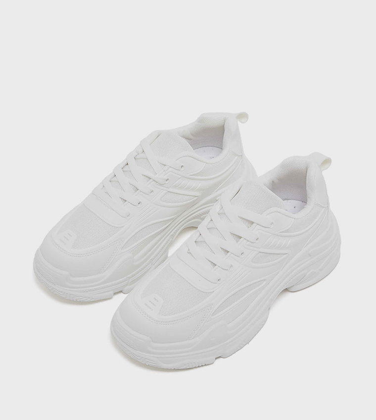 Mesh Lace Up Shoes