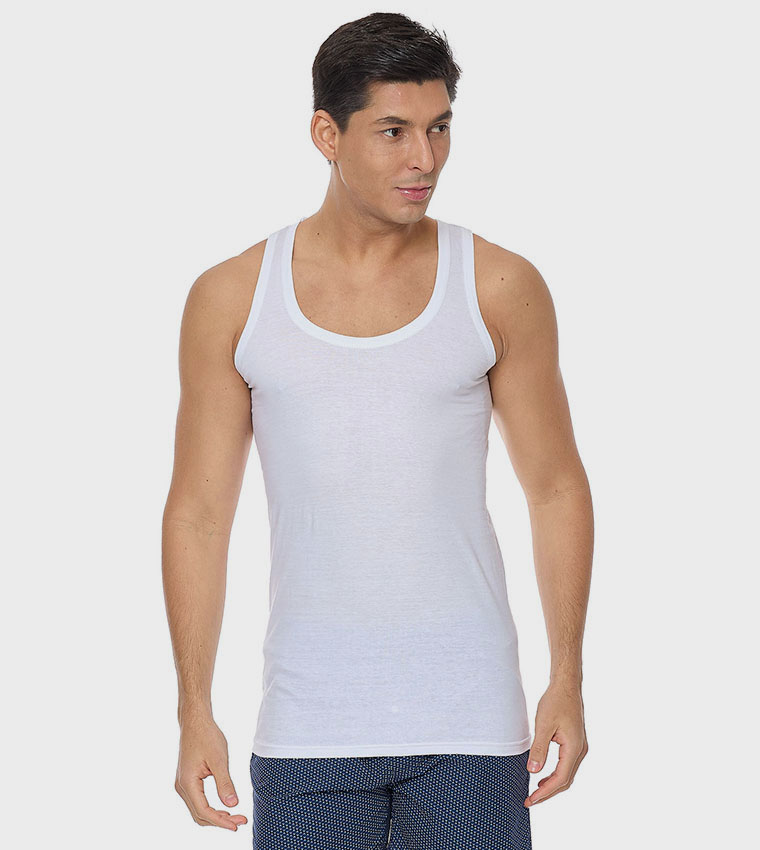 Solid Sleeveless Vest