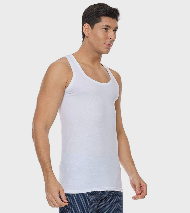 Solid Sleeveless Vest