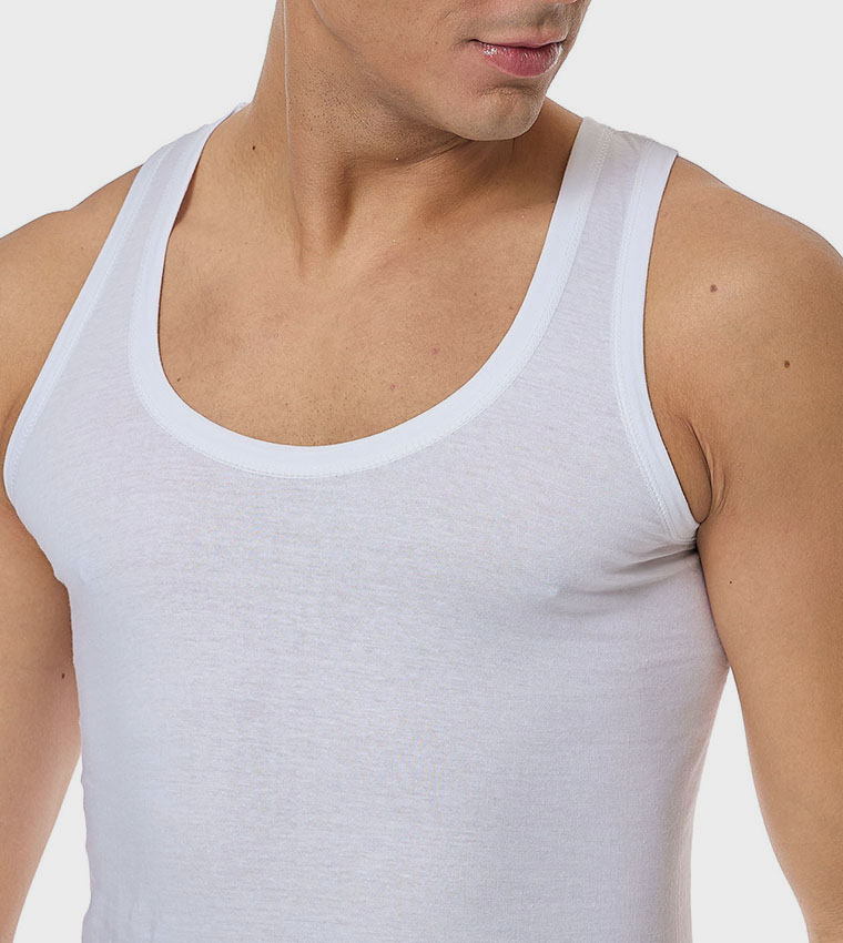 Solid Sleeveless Vest