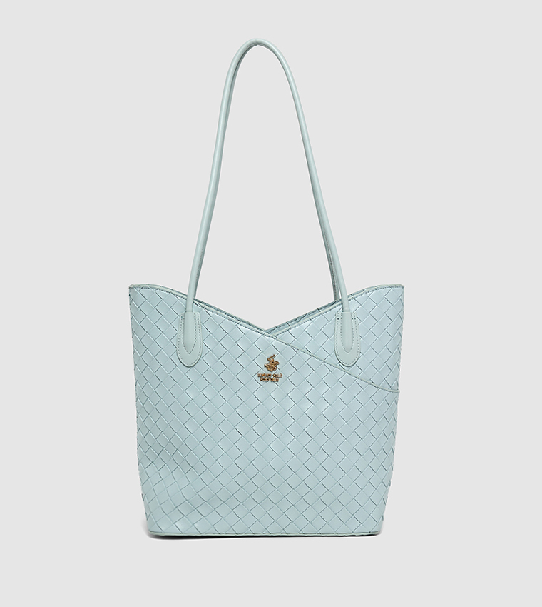 Braided Shoulder Bag Set